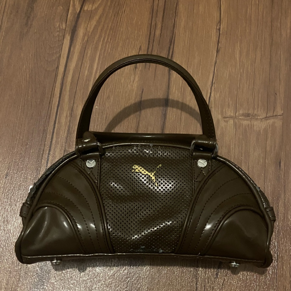 Puma Dark Brown Boulder Bag